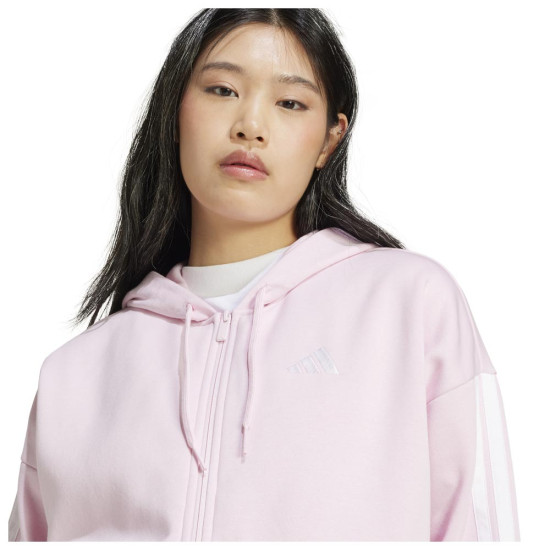 Adidas Γυναικεία ζακέτα Essentials Fleece 3-Stripes Full-Zip Hoodie Adidas Γυναικεία ζακέτα Essentials Fleece 3-Stripes Full-Zip Hoodie